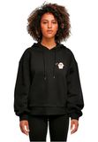 Merchcode Sweatshirt 'Halloween - Boo Ghost' rosa / pastelroze / zwart
