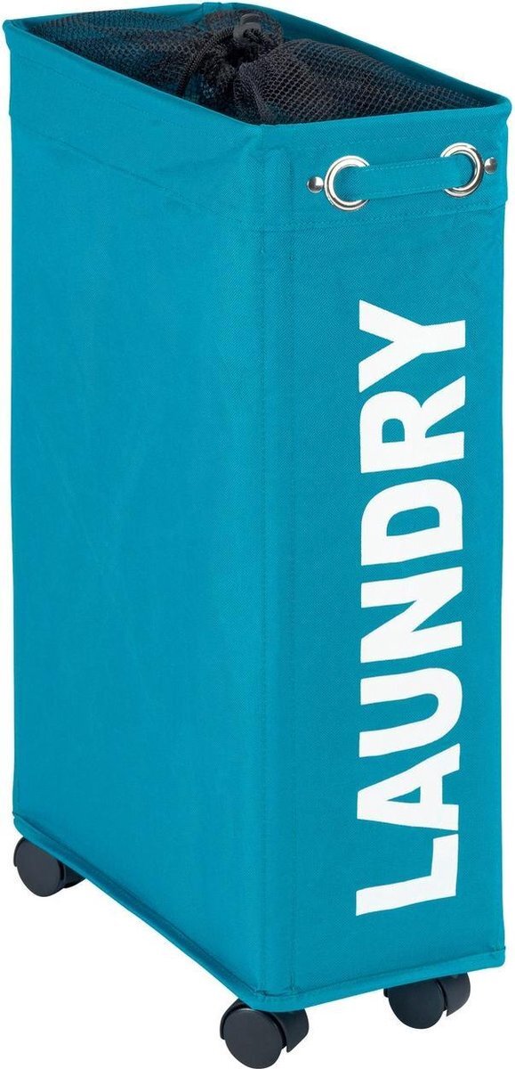 WENKO Wasmand Corno 43 Liter 40 X 60 Cm Polyester Turquoise