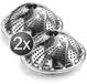 com-four® 2x panier vapeur en acier inoxydable pour casseroles - panier vapeur réglable