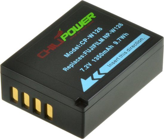 ChiliPower NP-W126 accu voor Fujifilm - 1350mAh