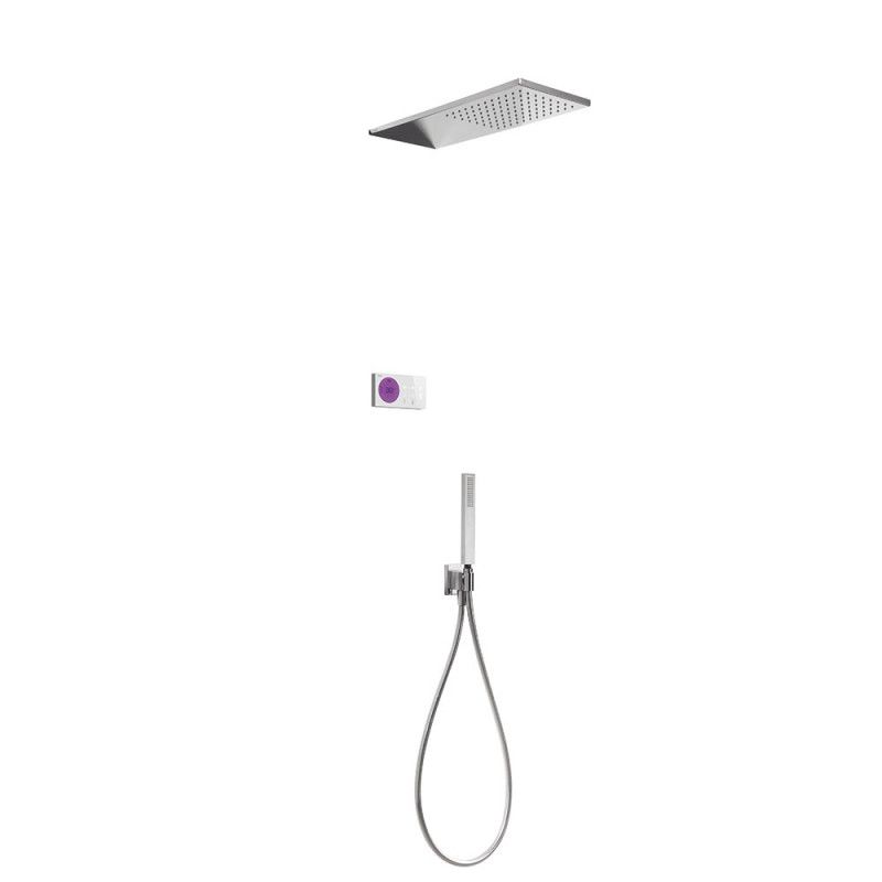 Tres Exclusive elektronische inbouw regendouche incl. handdouche - Chroom