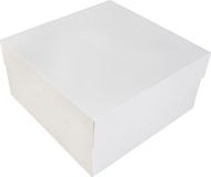 BrandNewCake® Boîte à gâteau - 30x30x15 cm - Carton - Blanc - 3 Pièces