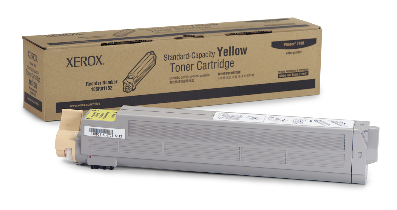 Xerox Yellow Standard Toner Cartridge (7,500 Pages*)