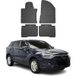 Omac Tapis de sol compatible avec Ssangyong Korando 2019-2022 Caoutchouc Noir