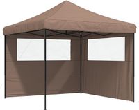vidaXL Partytent 292 x 292 x 315 cm, Bruin, Oxford Stof