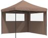 vidaXL Partytent 292 x 292 x 315 cm, Bruin, Oxford Stof