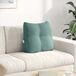 VidaXL Rugkussen zeegroen 45 x 24 x 50 cm fluweel