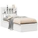 VidaXL Cadre de lit Pin massif Blanc 75x190 cm