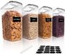 Set de 4 récipients hermétiques pour le stockage d'aliments