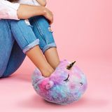 Mad Monkey Eenhoorn - pluche voetenwarmer