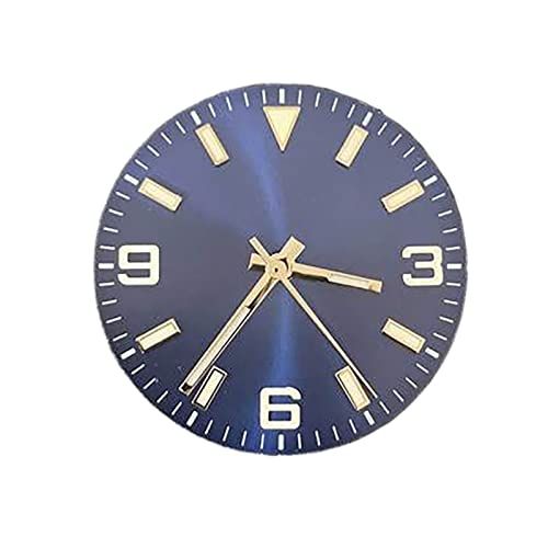 Youngran Groen lichtgevend 29mm Ak Kijk Dial + Hands-reserveonderdelen compatibel for 8215/8200 Pearl 2813-beweging leisurely (Style 4)