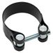 LeoVince Uitlaatklem, vervangingsonderdeel set, roestvrij staal, zwart, Ø 49 mm