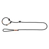 Trixie Hondenriem Verstelbaar Zwart/Zand - Touw Rond Geweven, 170x0.8 cm