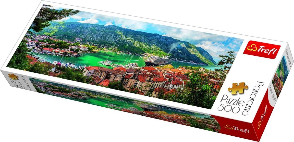 Trefl Puzzel 500 stuks ''Panorama'' Kotor, Montenegro