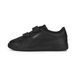 PUMA Baskets à fermeture facile en cuir Smash 3.0 Enfant, Chaussures, Noir, 33