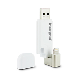 Integral iShuttle USB 3.2 Gen 1 (3.1 Gen 1) - 32GB - Wit