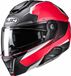 HJC i91 Felio Helm - Systeemhelm - Zwart/rood/wit - XL