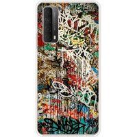 Huawei P Smart 2021 Graffiti 1 Bedrukt siliconen hoesje