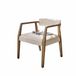 LOBERON Fauteuil Bronwyn bruin/crème