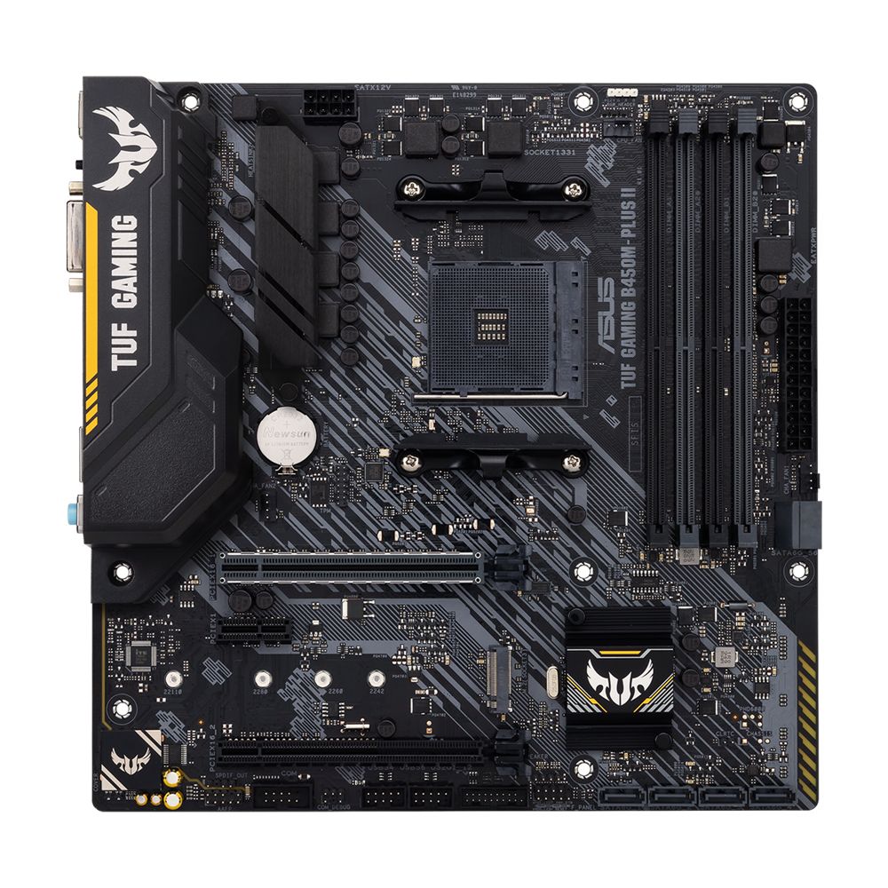 ASUS TUF Gaming B450M-Plus II - AMD B450 - Socket AM4 - Micro ATX