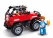 Sluban Town Rode Jeep bouwspeelgoed kinderen vanaf 6 jaar – Constructiespeelgoed modelbouw – bouwdoos met 135 bouwstenen en 1 minifiguur – M38-B0902