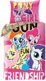 My Little Pony Dekbedovertrek Friendship - 140 x 200 cm + 70 x 90 cm - Katoen