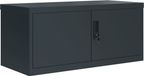 vidaXL Archiefkast - 90x40x40 cm - Staal - Antracietkleurig