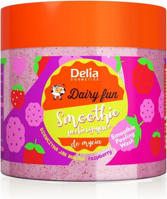 Dairy Fun Peeling Body Wash Smoothie Girl Like Raspberry 350ml