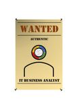 Wanted Authentic IT Business Analyst: English version of "Recherche authentique analyste d'affaires en TI" - Paperback