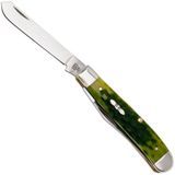 Case Knives Case Mini Trapper 27861, Green Apple Bone, Peach Seed Jig, 6207 SS zakmes
