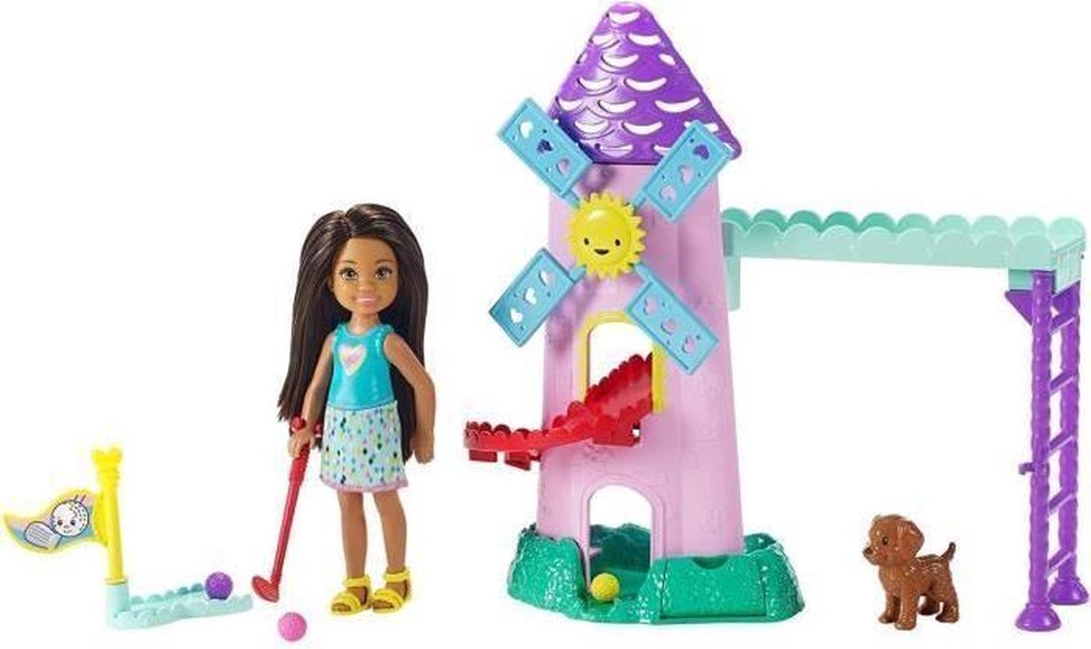 Mattel BARBIE - Barbie Chelsea minigolfdoos - vanaf 3 jaar