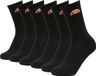 Ellesse TAMUNA Sport Socks 6P Black Unisex Polyester 36-38