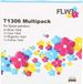 FLWR - Epson T1306 Multipack Cartridges - Zwart en Kleur - Geschikt voor Epson