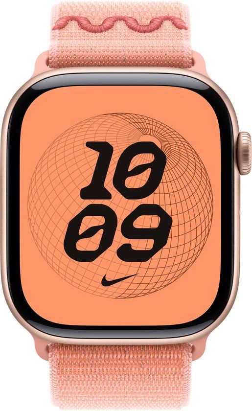 Apple Sportband 46 mm Alpenglow Roze