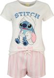 Lilo & Stitch Time To Chill Pyjama Vrouwen 3XL Wit/Roze