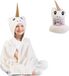 Lello Kids Unicorn Kinderplaid – 90x110 cm – Zachte Fleece Deken – Wit