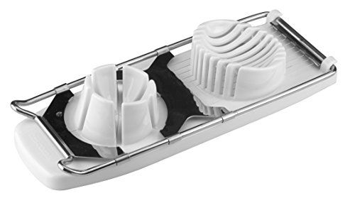 Tescoma Eiersnijder, kunststof, wit/zilver, 27 x 11,6 x 4,5 cm