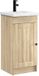 vidaXL Badkamermeubel met Wasbak Sonoma Eiken 42 x 40 x 84,5 cm