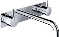 Hotbath Cobber - Robinet de lavabo - sans tirette - Bas - Noir brossé PVD - À encastrer - Laiton - V06