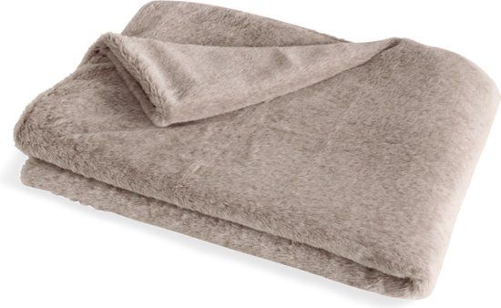 Dulaire Fleece Plaid - Beige - 150 x 200 cm