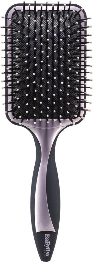 BaByliss Diamond Ceramic - Anti-Klit borstel - Dik haar - Paars