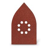 Cevik IMP3172 schuurpapier rolschaatsen 105 x 175 mm. 5 stuks. Korrel 120 met klittenbandsluiting 8 gaten