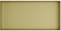 Hotbath &More Inbouwnis - 30 x 60 x 10 cm - Frameless - Geborsteld Messing PVD