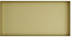 Hotbath &More Inbouwnis - 30 x 60 x 10 cm - Frameless - Geborsteld Messing PVD