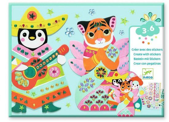 Djeco stickers - glanzend FSC MIX creatief speelgoed