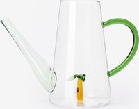 Sissy-Boy Glazen gieter met palmboom - Groene schenktuit