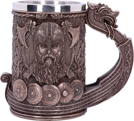 Nemesis Now Bierpul Bronze Drakkar Viking