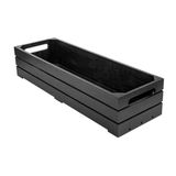 Buffet Buffetbox Gn 2/4 53 x 16,2 x 10 cm zwart bamboe