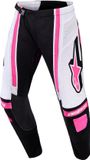 Alpinestars Stella Techstar Nomur Pink Dames Motorcross Broeken - Zwart/felroze - Maat 32