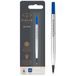 Parker rollervulling met fijne veer - zwart 1 stuk/verpakking Mittlerer Spitze blauw